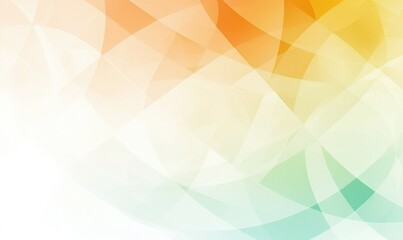 Obraz premium Abstract orange, green, white background, soft gradient, geometric shapes, for website, presentations