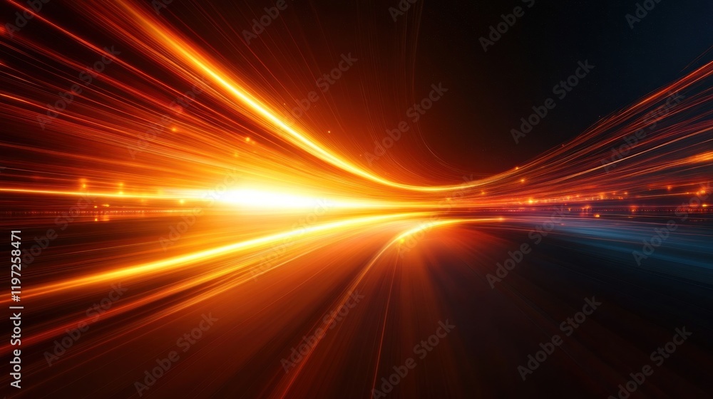 Poster abstract speed of light: a dynamic burst of energy and motion