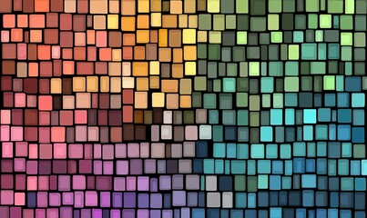 Fototapeta premium Colorful mosaic background gradient for digital design, backdrop, or wallpaper