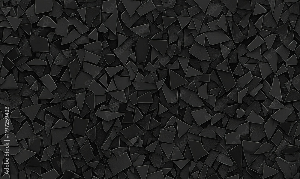 Poster dark abstract background with geometric shapes for website or design