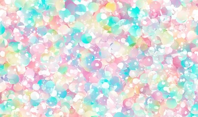 Pastel bokeh circles background for festive, fantasy, or celebration designs