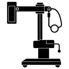 illustration of microscope
