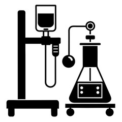 vector illustration of laboratory equipment