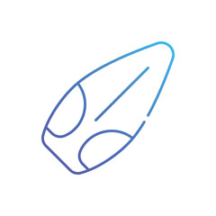 Surfboard vector icon