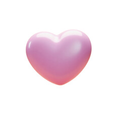 Obraz premium pastel pink heart shape on background