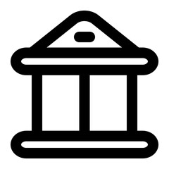 bank icon for illustration
