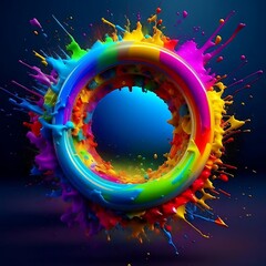 abstract rainbow background