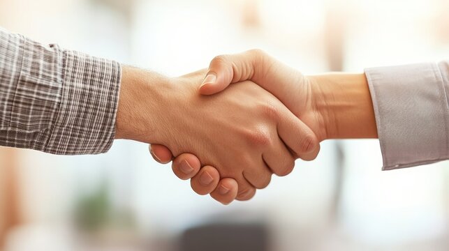 A Firm Handshake: Symbolizing Agreement, Partnership, and Trust