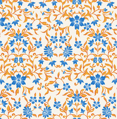 seamless pattern with flowers