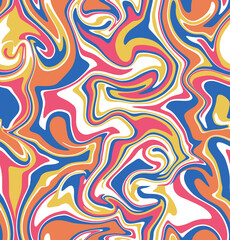 abstract seamless pattern with waves
