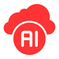 cloud red icon