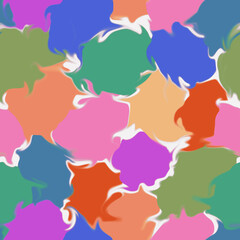 seamless pattern with beautiful shades of fresh colors 