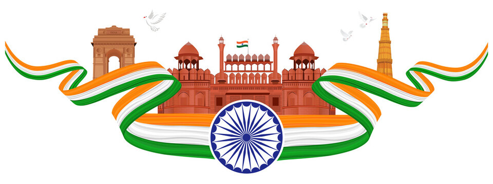 republic day india monuments tricolor ribbon. 26 January. Republic Day, Indian, Independence, Day, Navy, Day, Indian, Army, Day, Kargil, vijay, diwas,