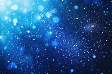 Obraz premium Radiant Blue Star Explosion. Abstract Background with Bright Light and Sparkling Rays