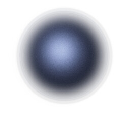 Blue black illuminated spots on transparent, grainy color gradient background, noise texture effect, copy space