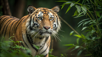 Fototapeta premium Tiger in the Wild. 