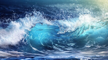 Fototapeta premium Abstract wave background