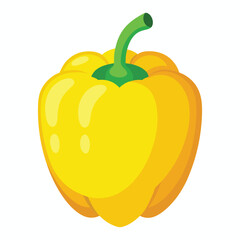 illustration of a yellow pepper