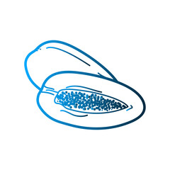 Fruit icon design template