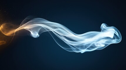 Obraz premium Abstract light stream, energy flow, dark background, design element