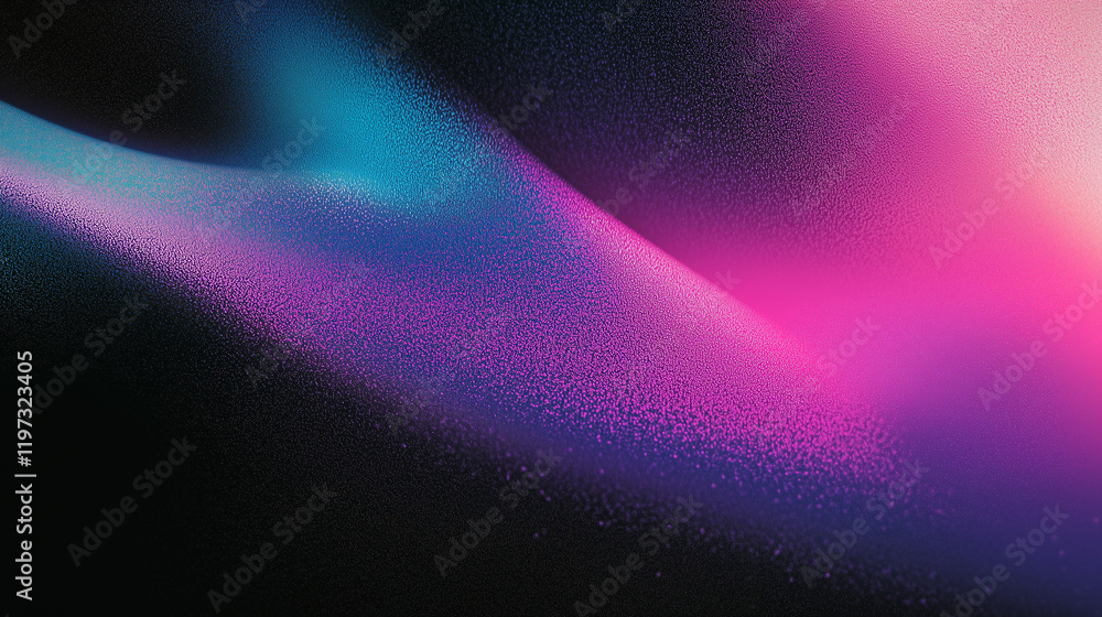 Poster abstract gradient background with a grainy texture in purple, blue, and pink tones. minimalist vecto