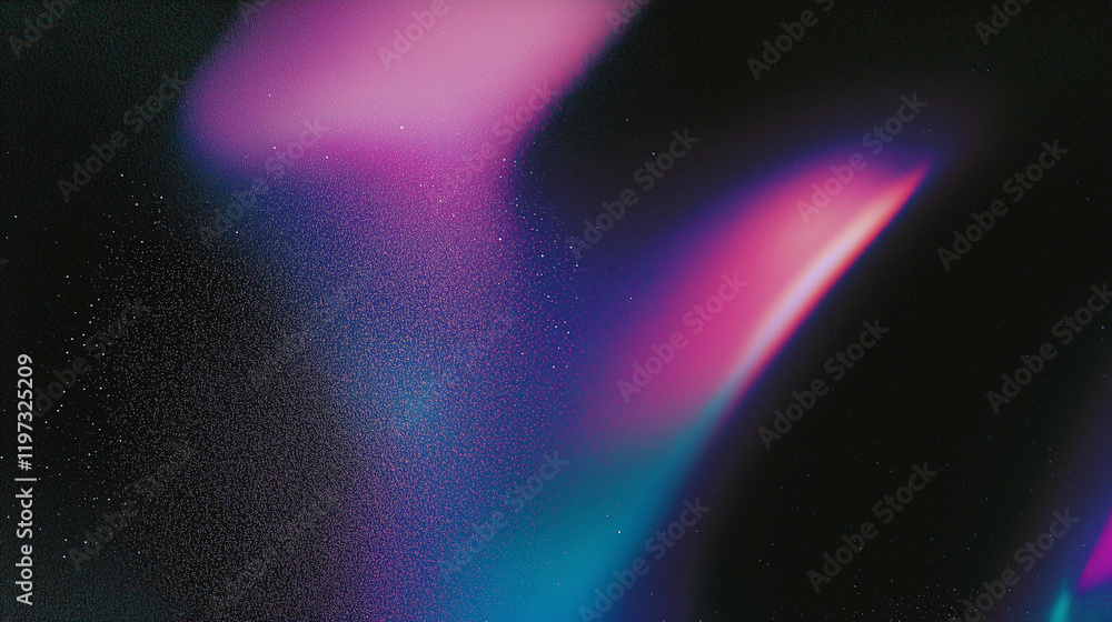 Poster abstract gradient background with a grainy texture in purple, blue, and pink tones. minimalist vecto