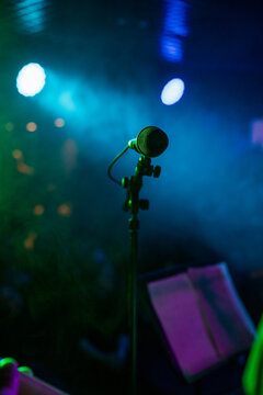microphone at a club
