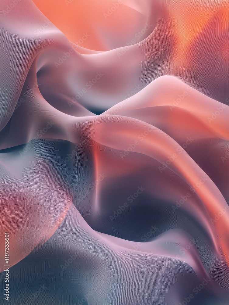 Poster an abstract wavy psychedelic background image.