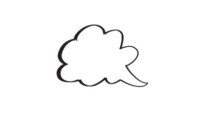 message icon drawing mail text mockup empty blank element design paper chat letter document speech communication business send envelope social online web media message chat icon tlak speak contract