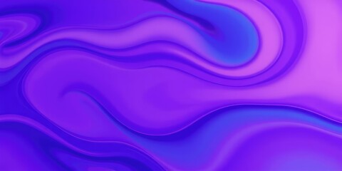 Naklejka premium Abstract blue and violet wave background with flowing curves and gradients, artistic, blue