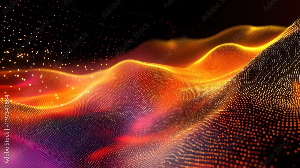 Poster abstract global technology background. digital data visualization. graphic concept for your design