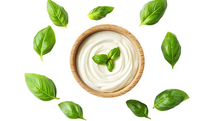 Obraz premium Bowl Of Sour Cream