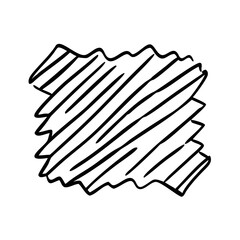 Diagonal line pattern in black ink