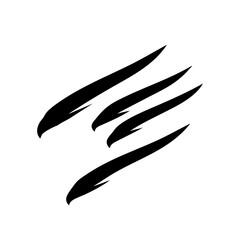 Obraz premium Sharp streaking brushstroke with abstract texture