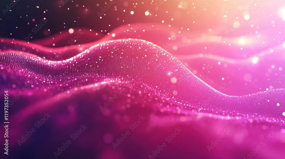 Poster abstract polygonal space. background with connecting dots and lines. artificial intelligence technol