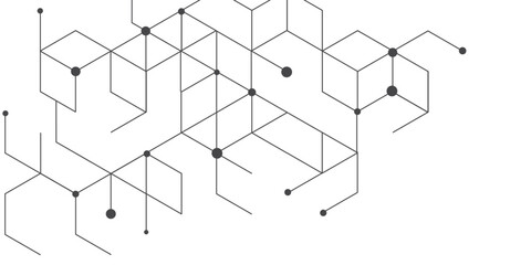 Vector abstract technology and science digital communication, high technology design line technology.	