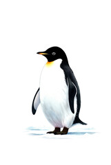 Obraz premium penguin isolated on white background