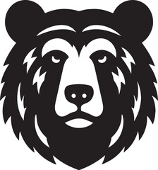 bear head vector
