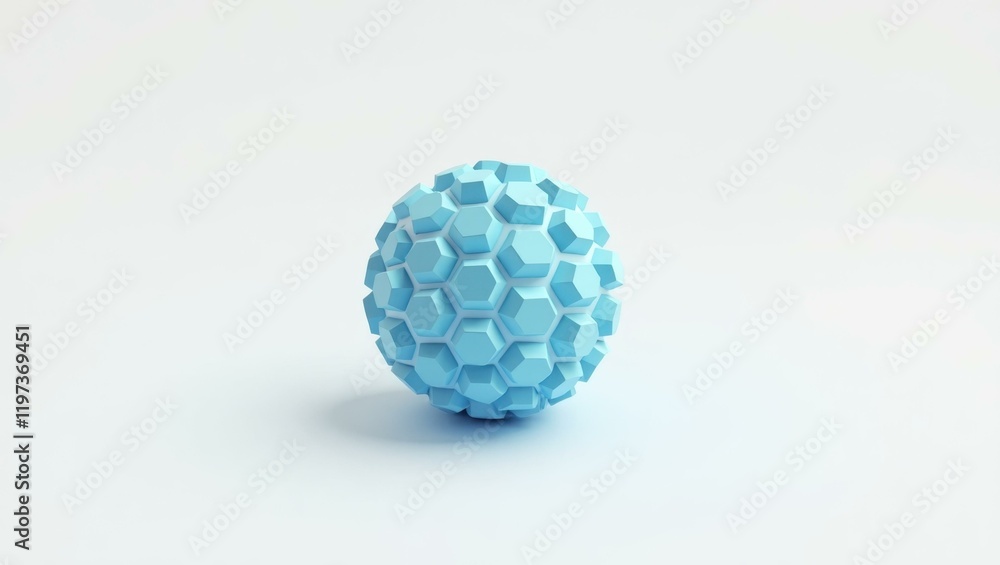 Poster sphere with 3d printing icons 2d flat icons illustration