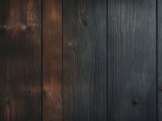 Fototapeta premium Dark Wooden Plank Texture with Subtle Warm Lighting