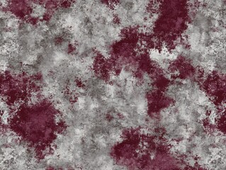 Abstract Burgundy Grey Splashes Texture Background Seamless Pattern