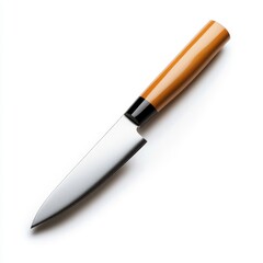 High-Quality Kitchen Knife on White Background for Culinary Arts and Cooking Enthusiasts, Perfect for Precision Cutting and Food Preparation in Home Kitchens