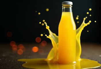 orange juice splash