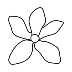 handwritten flower elements 