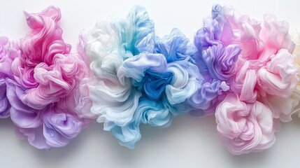 Fototapeta premium Abstract Pastel Color Swirls Fluid Ink Dye Paint Artistic Background Texture