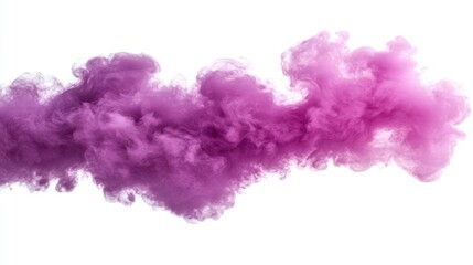 Naklejka premium Abstract Purple Ink Cloud Swirling in Water Artistic Smoke Design High Resolution Texture
