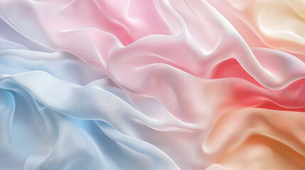 Obraz premium Pastel Fabric Drape