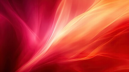 Obraz premium Abstract Red and Orange Swirling Light Streaks Background Texture Design