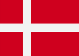 Denmark flag. Denmark flag vector