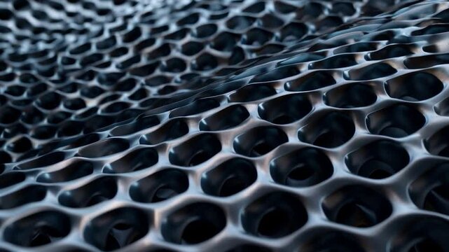 Grille stainless Closeup view of a textured surface